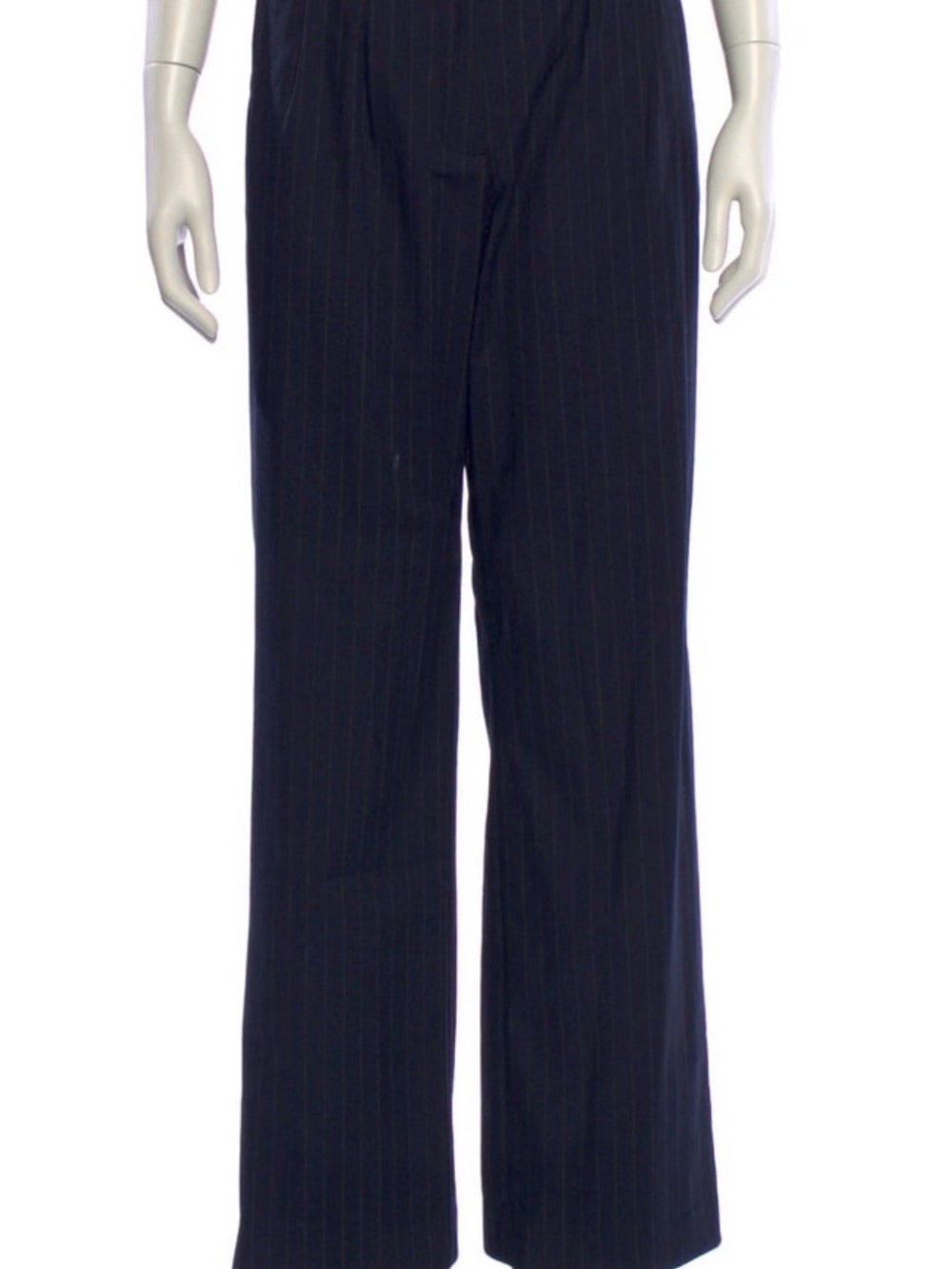 Kith Navy Pinstripe Trousers - Picture 1 of 7